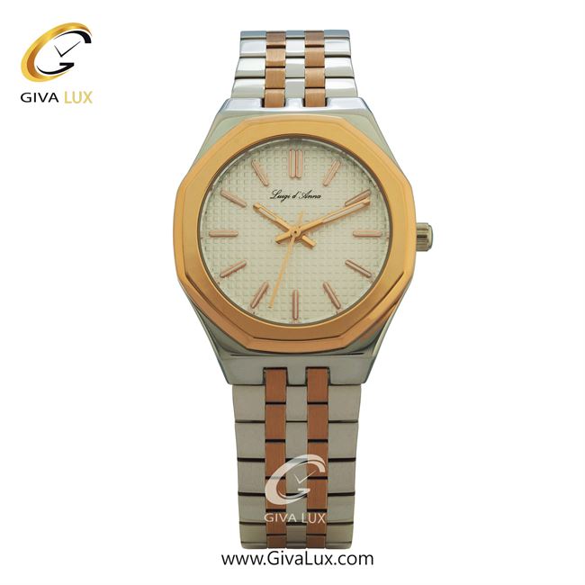 ساعت مچی اورجینال زنانه LdA رزگلد-نقره ای | نقره ای-رزگلد| نقره ای| کد رفرنس 2422